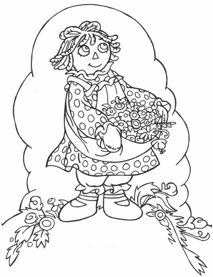 Raggedys Cartoons Coloring Pages