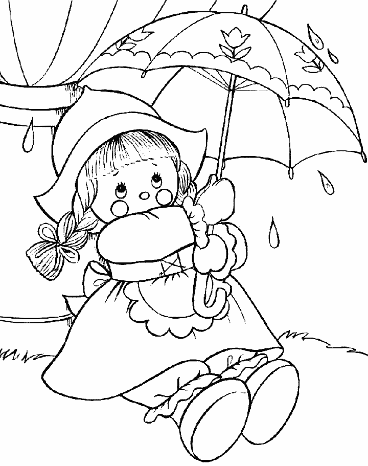 Raggedys Cartoons Coloring Page