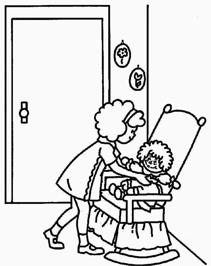 Raggedys Cartoons Coloring Page For Kids