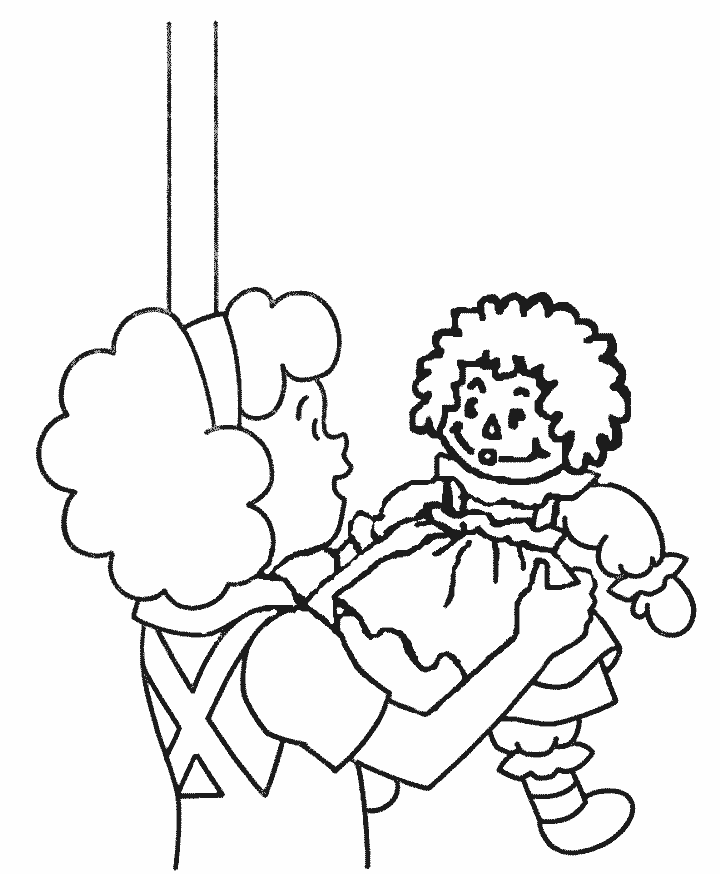 Printable Raggedys Cartoons Coloring Pages