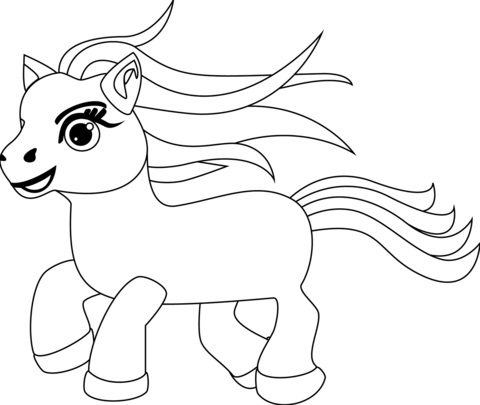 really cute baby horse coloring pages to print out