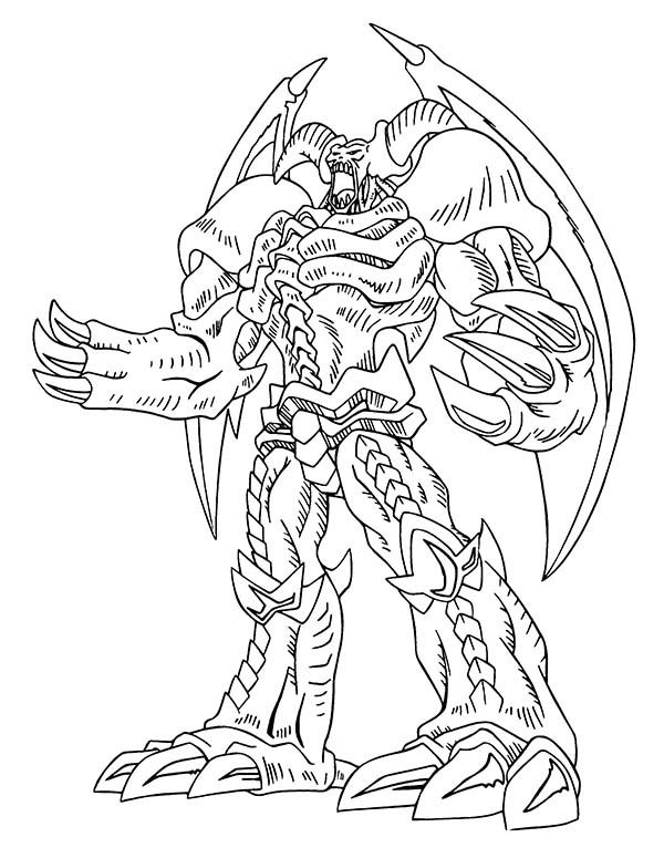 red eye zombie dragon yugi oh coloring pages