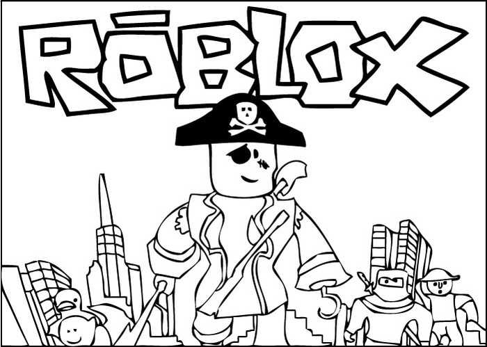 Roblox Coloring Page