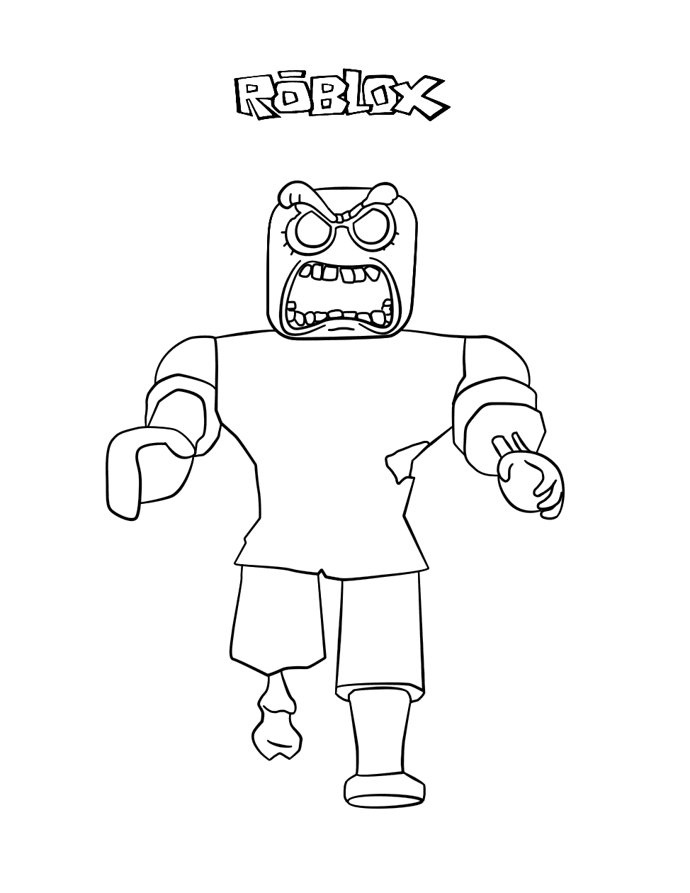 roblox-zombie-coloring-pages