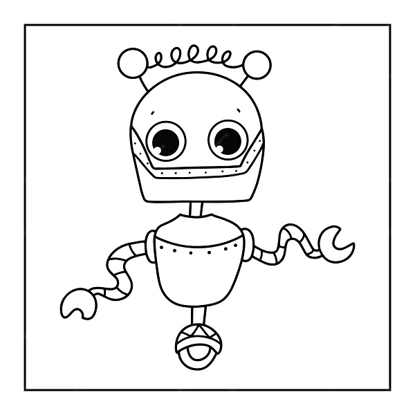 Robot Coloring Pages