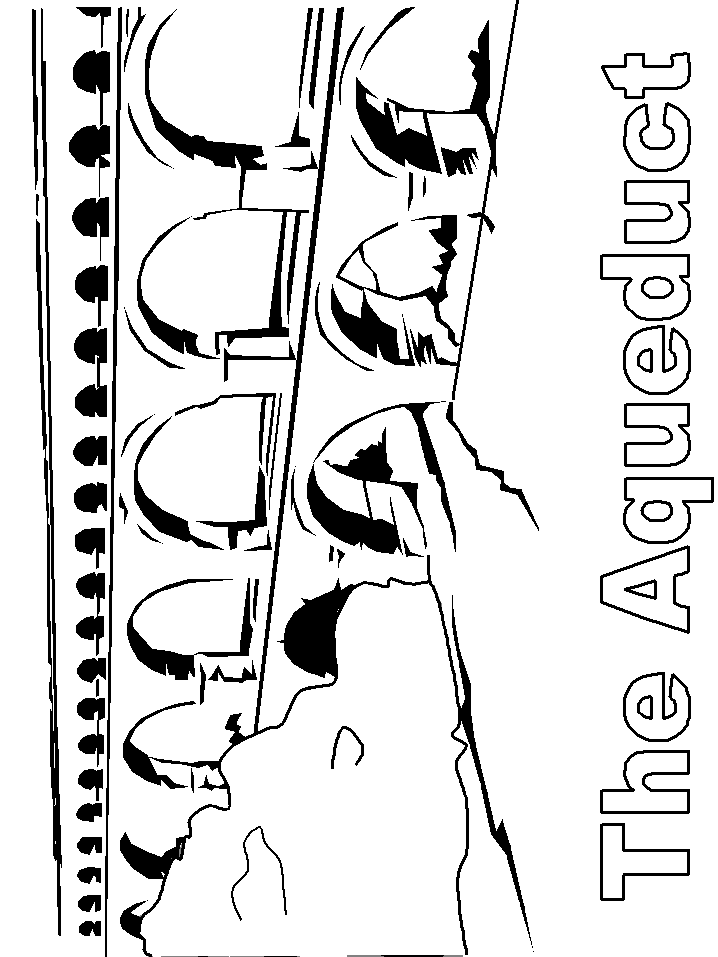 The Aqueduct Coloring Pages