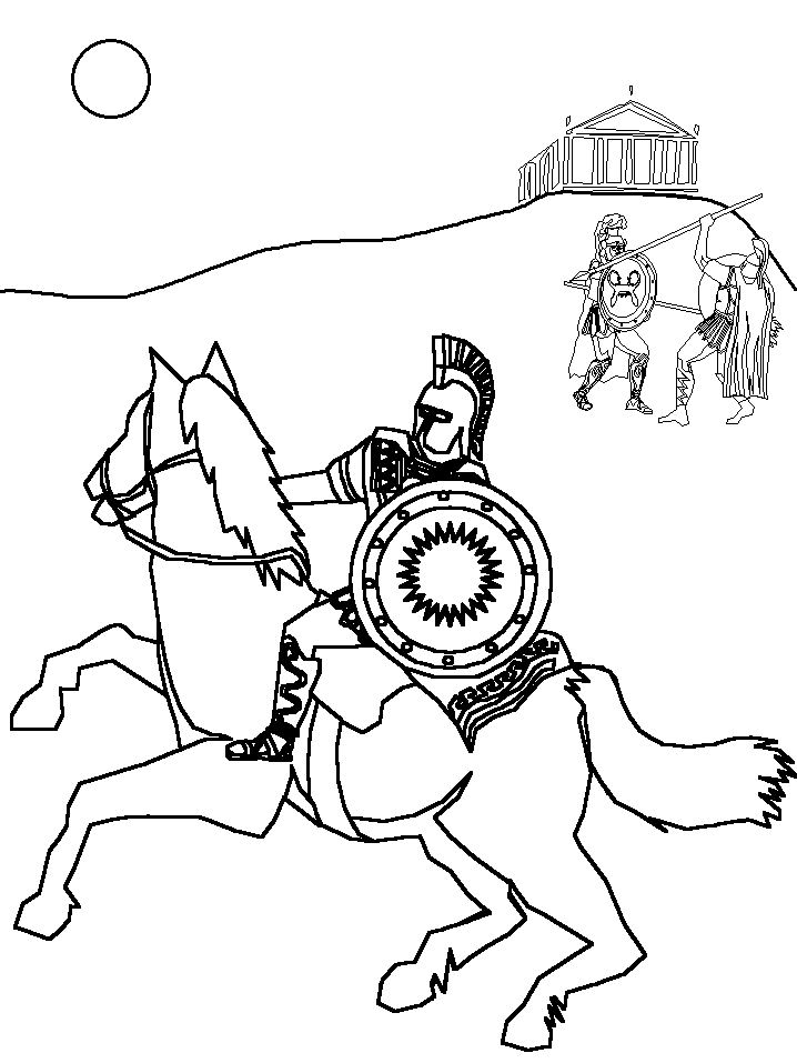 Rome Knights Coloring Pages