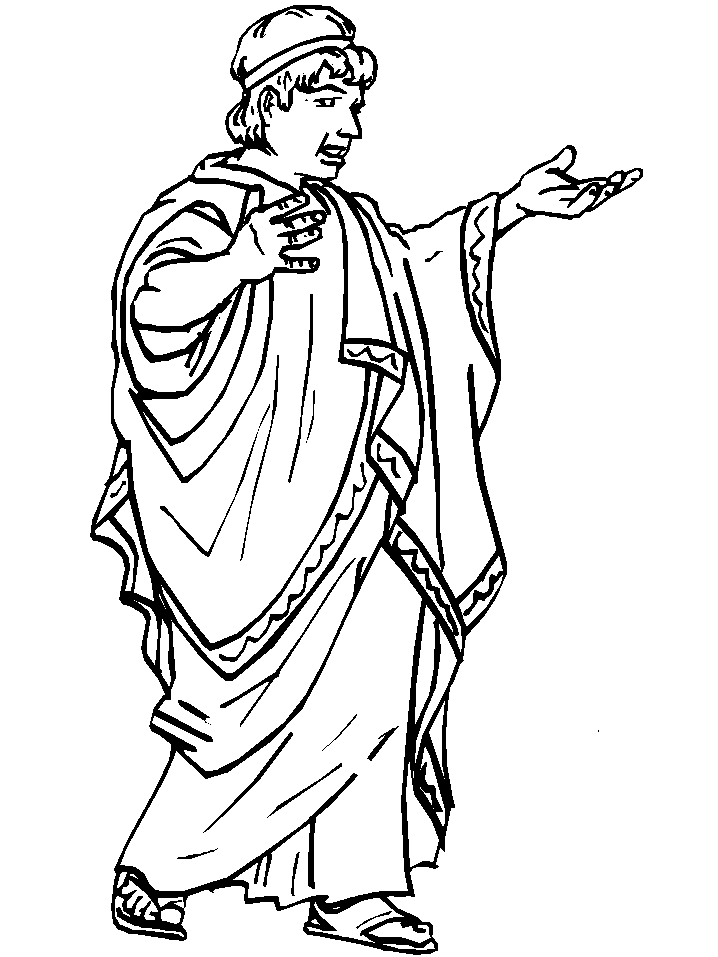 Roman Governor Coloring Pages