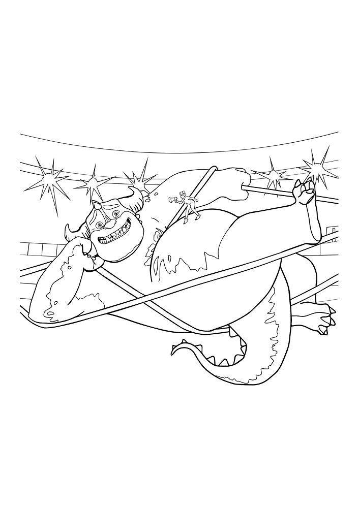 Rumble Movie Coloring Pages