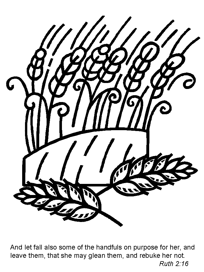 Ruth Bible Coloring Pages