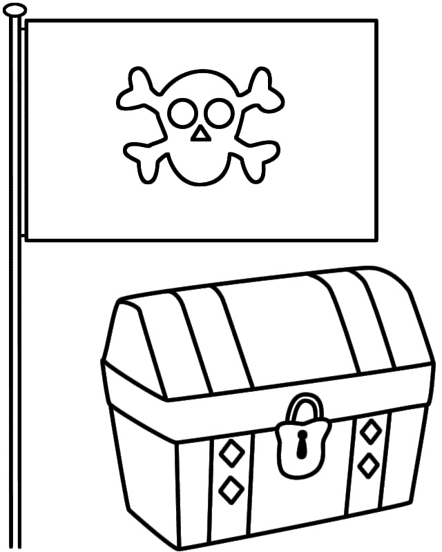 Ryan Treasure Chest Coloring Page