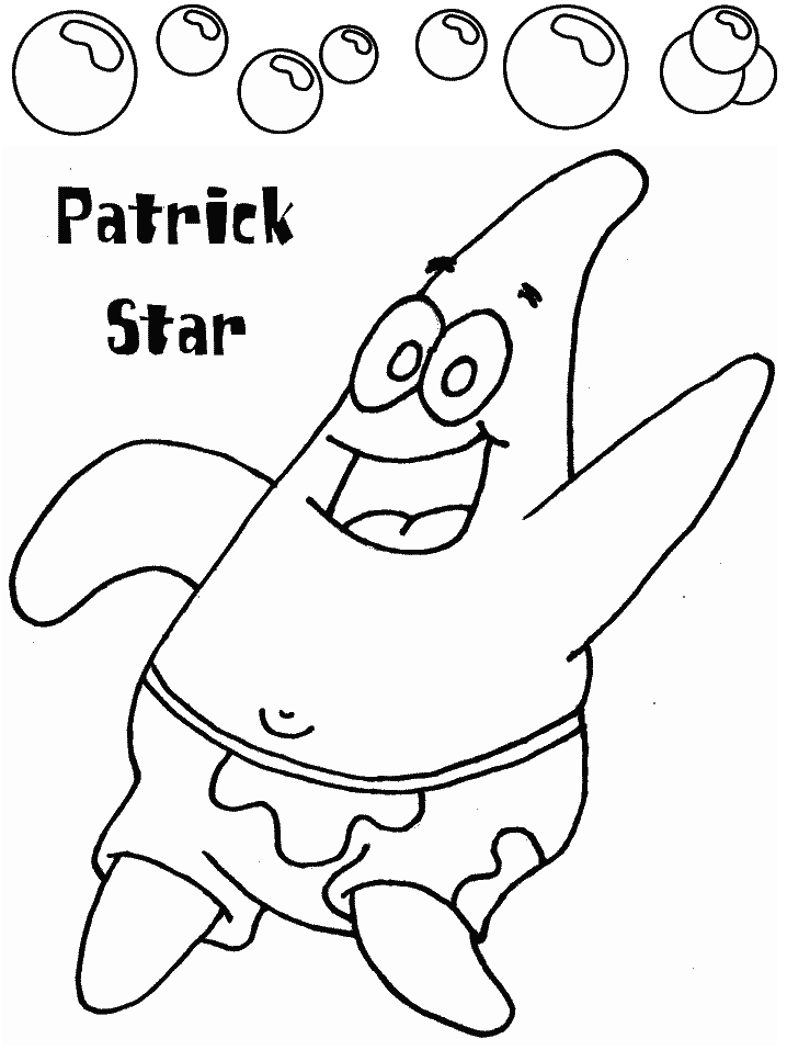 Sb Cartoons Coloring Page