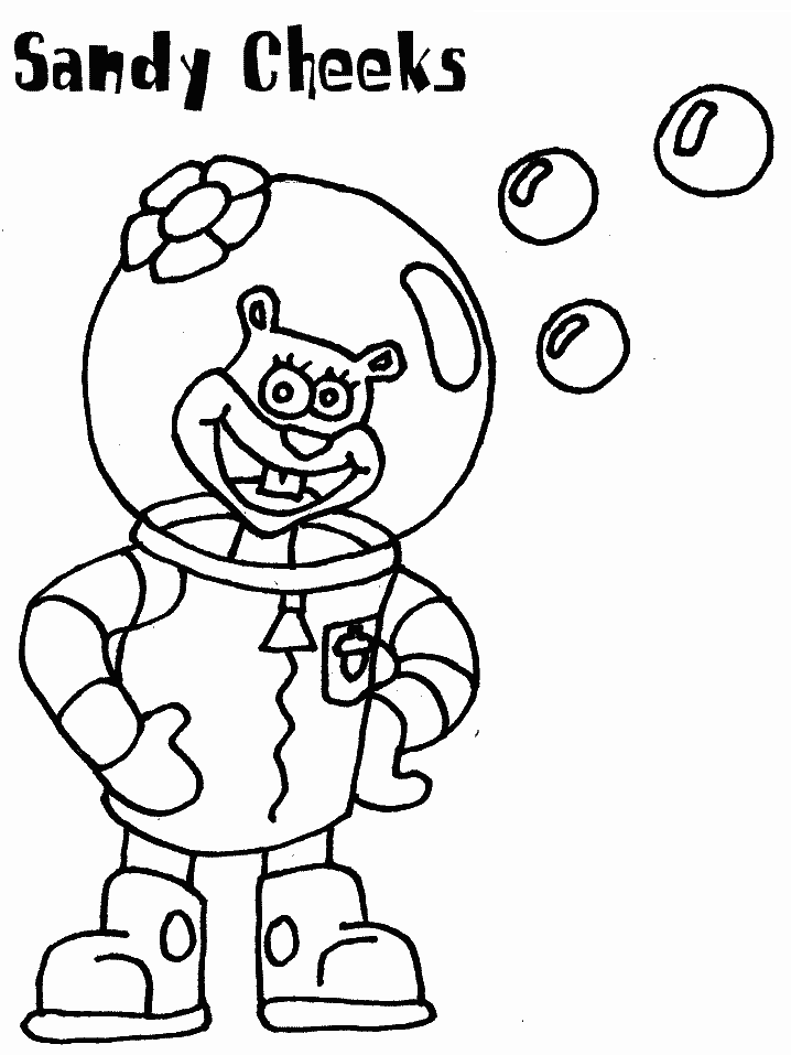 Sb Cartoons Coloring Pages Free