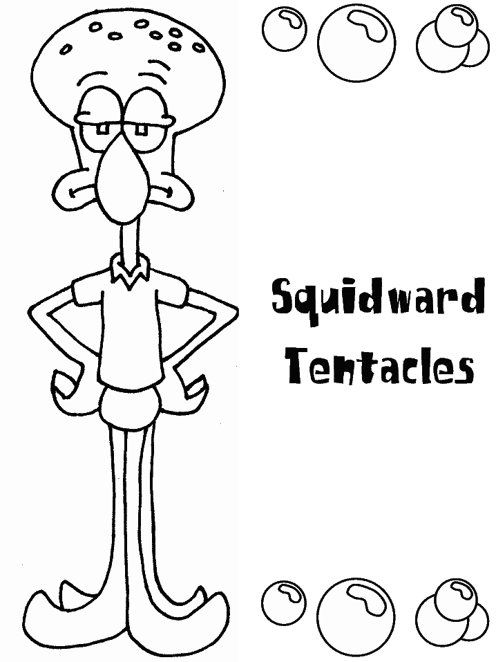 Sb Cartoons Coloring Page For Kids