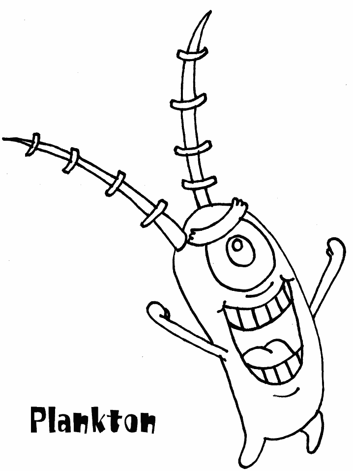 Printable Sb Cartoons Coloring Page