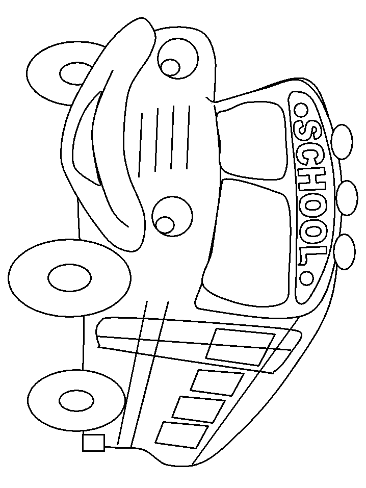 School Bus Coloring Pages