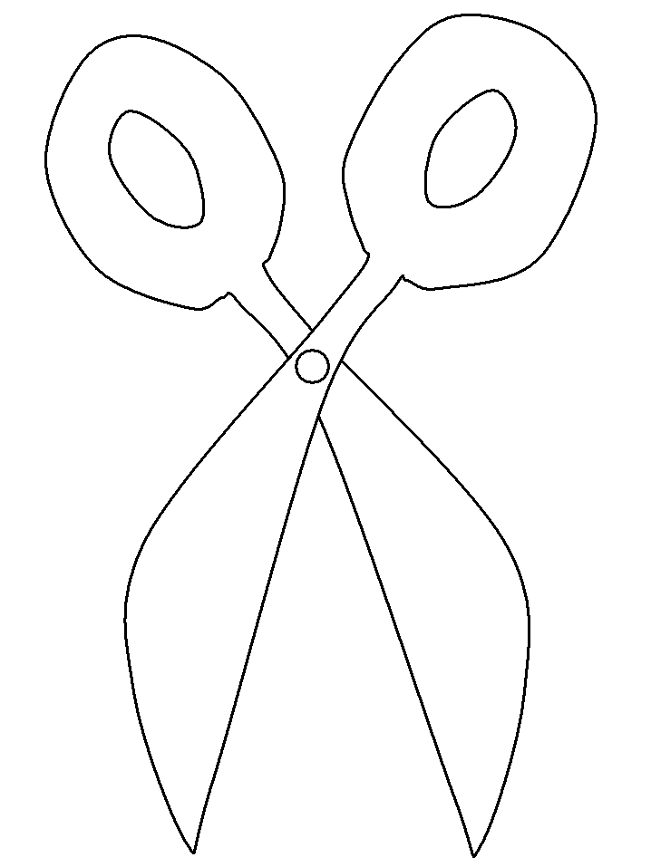 Scissors School Coloring Pages