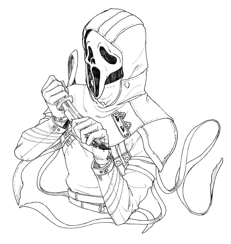 Scream Movie Coloring Pages