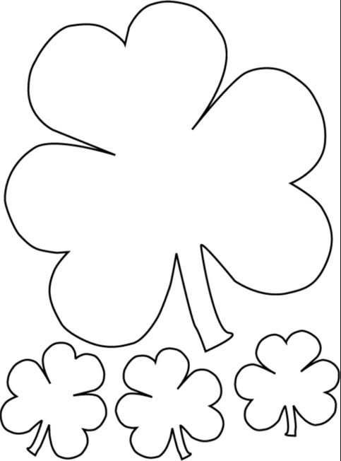 Shamrock Coloring Page