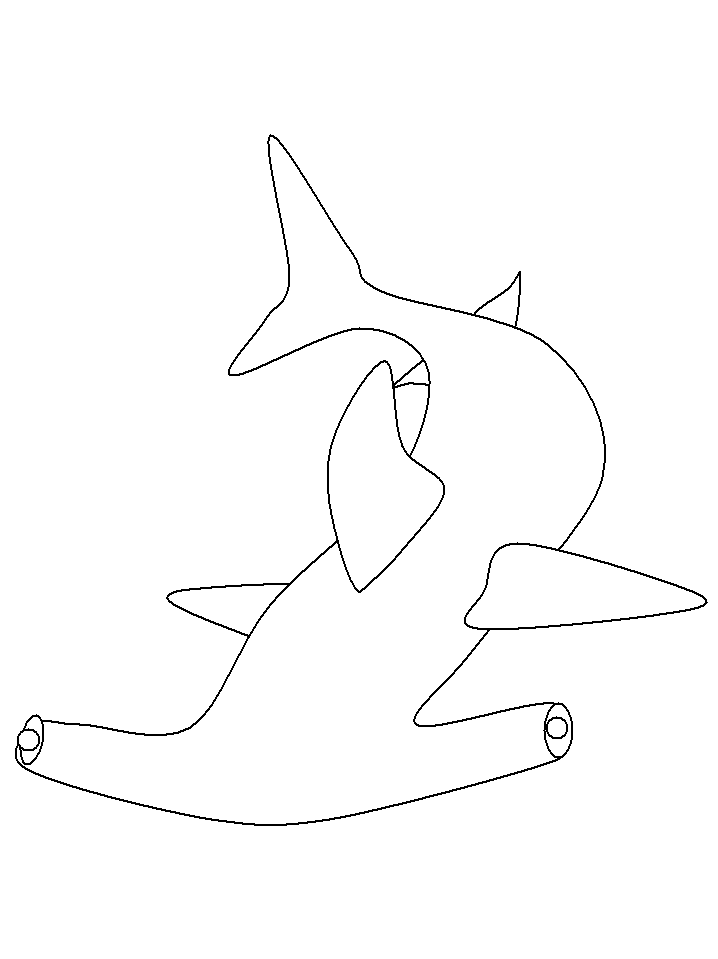 Hammerhead Shark Coloring Pages