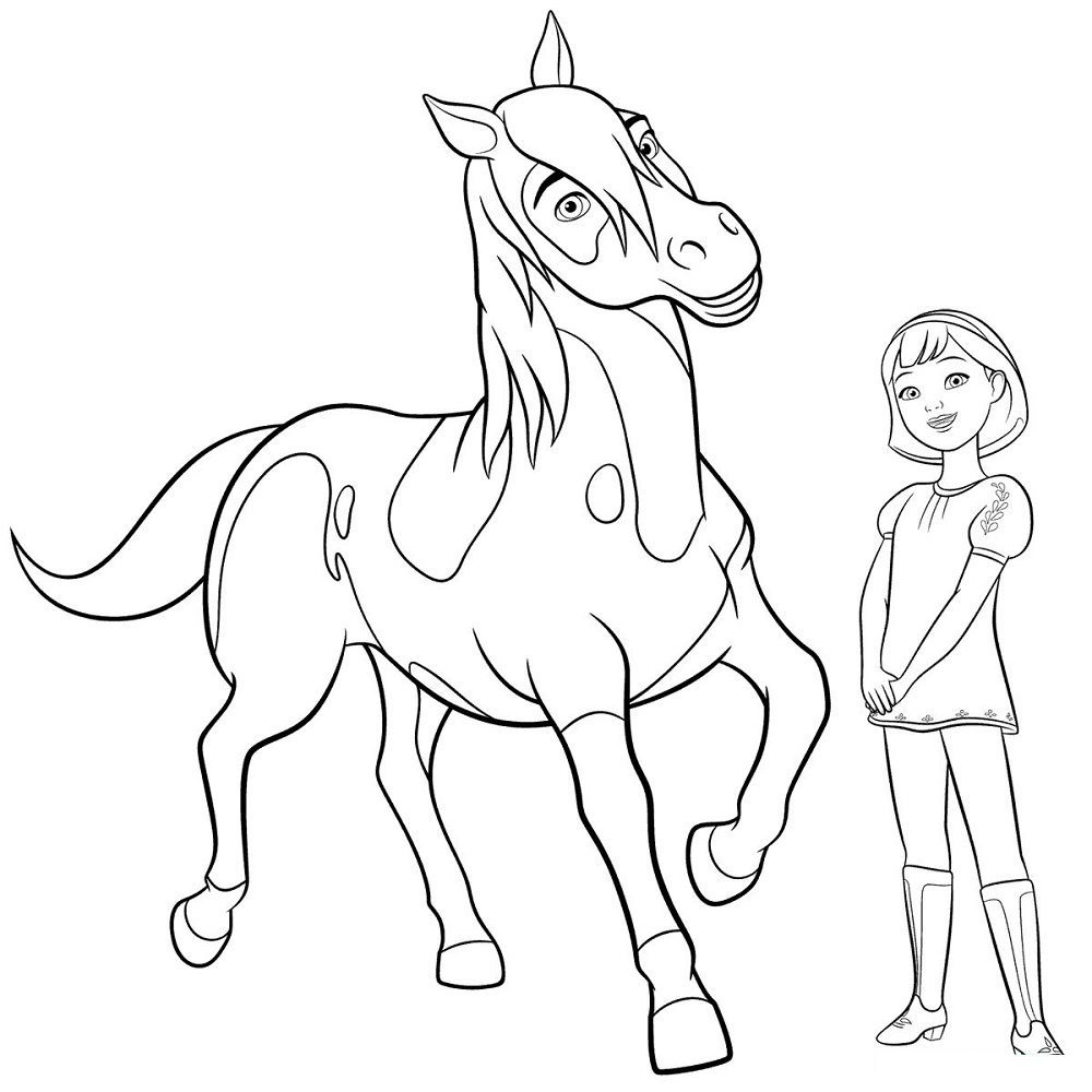 sirt horse coloring pages