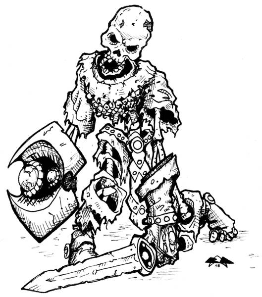 skeleton zombie coloring pages