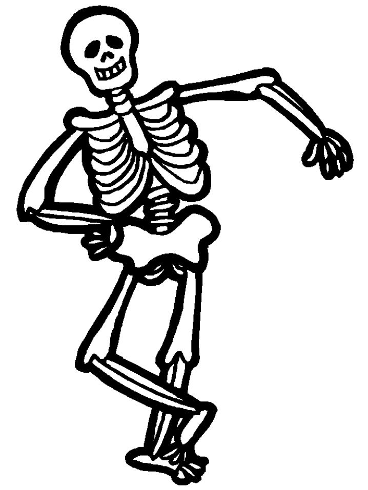 Skeleton Coloring Pages