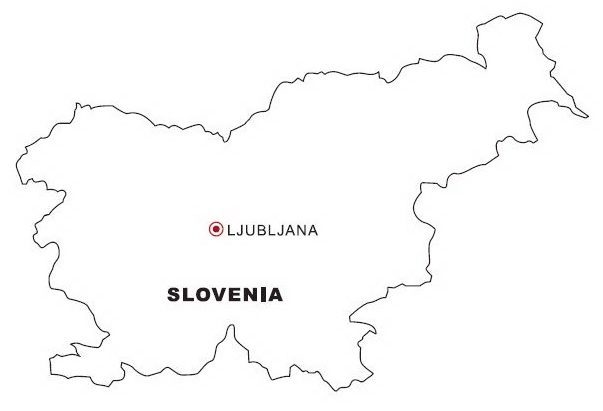 Slovenia Coloring Page