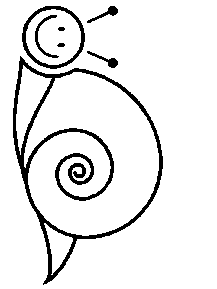 Snail Animals Coloring Pages