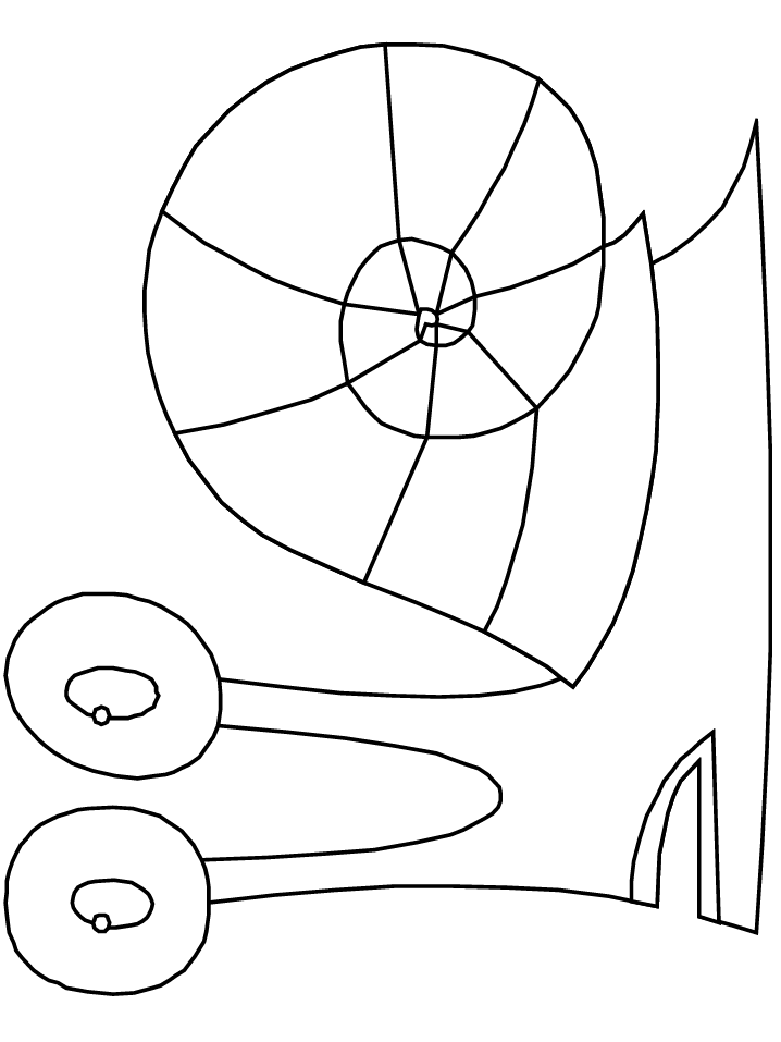 Snail Coloring Page Free