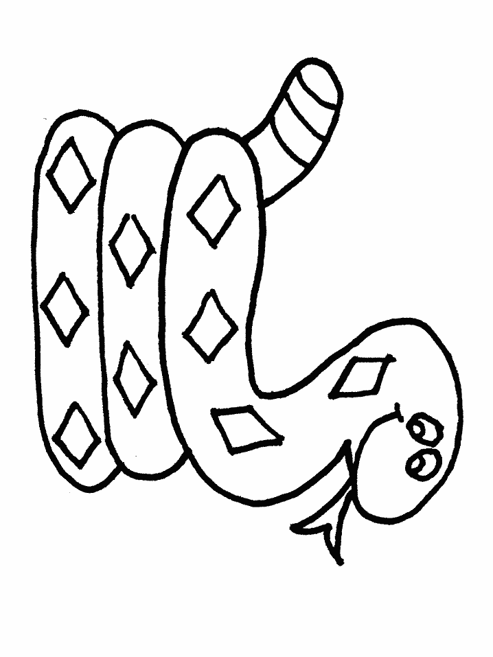 Rattlesnake Coloring Pages