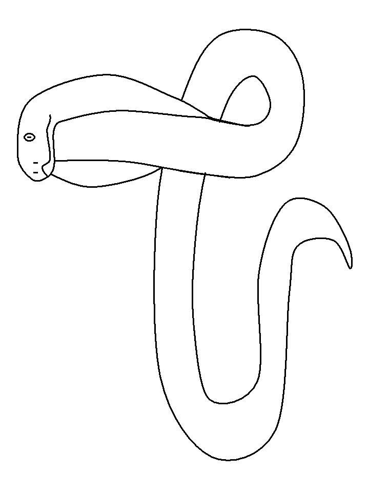 Snake Coloring Page Free