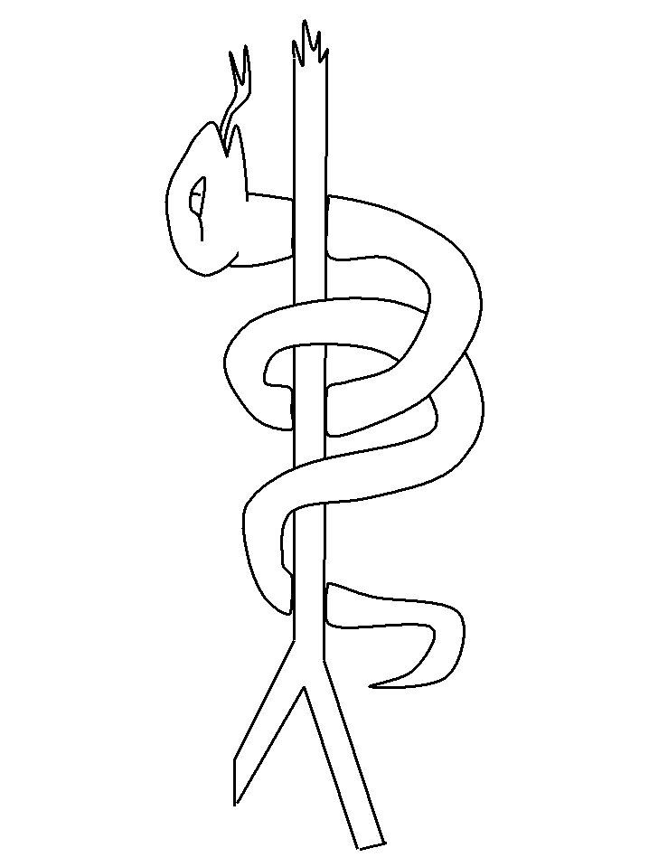 Printable Snake Coloring Page