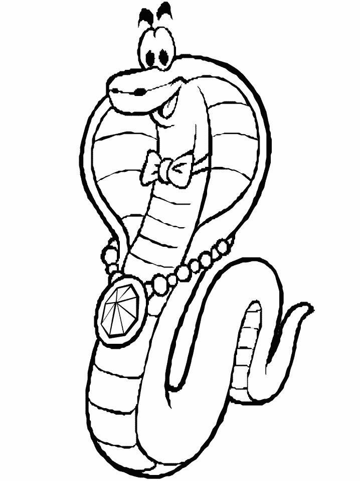 Free Snake Coloring Pages