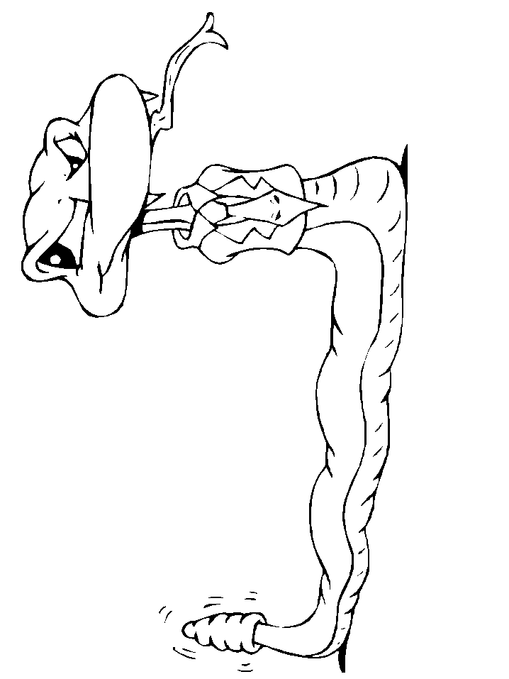 Snake Coloring Page