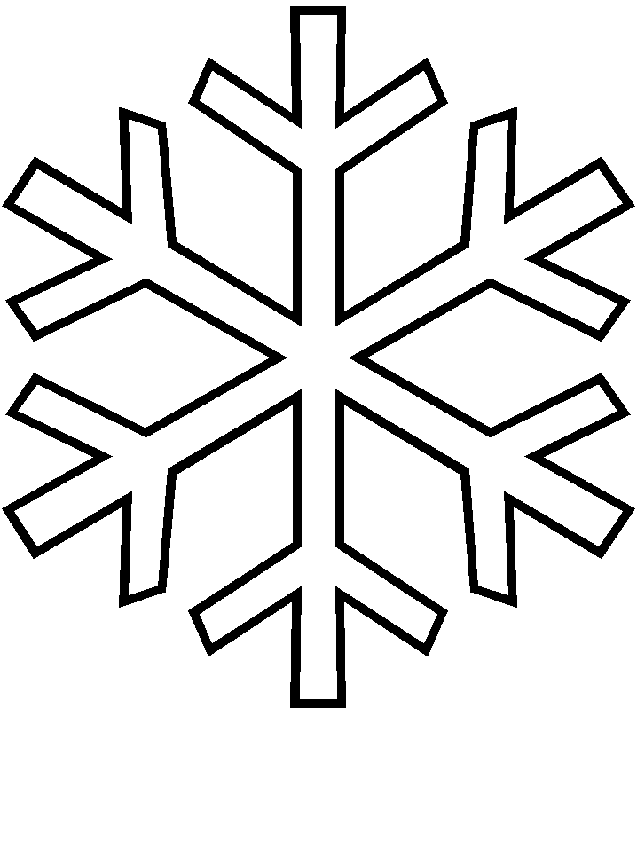 Snowflake Winter Coloring Pages