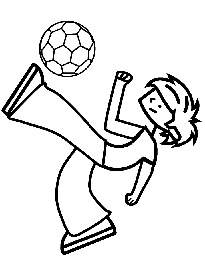 Free Soccer Sports Coloring Pages