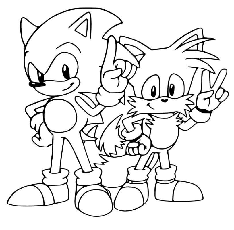 Sonic Free Printable Coloring Pages