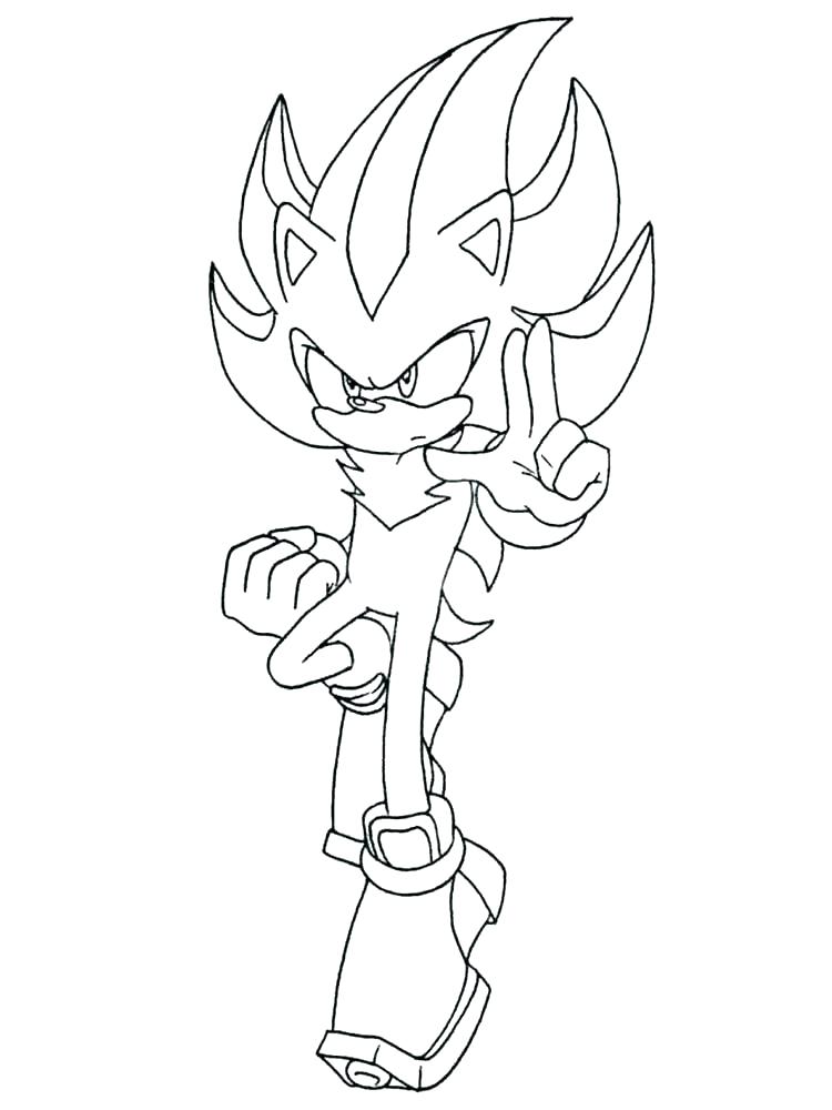 Sonic Hedgehog Coloring Pages