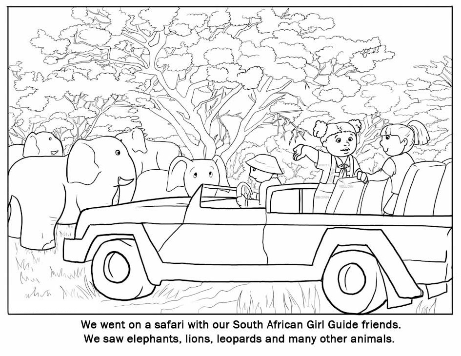 South Africa Coloring Pages