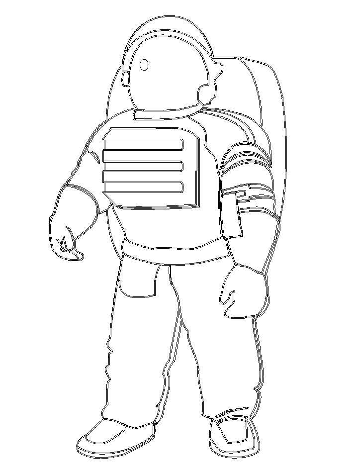 Astronaut Coloring Pages