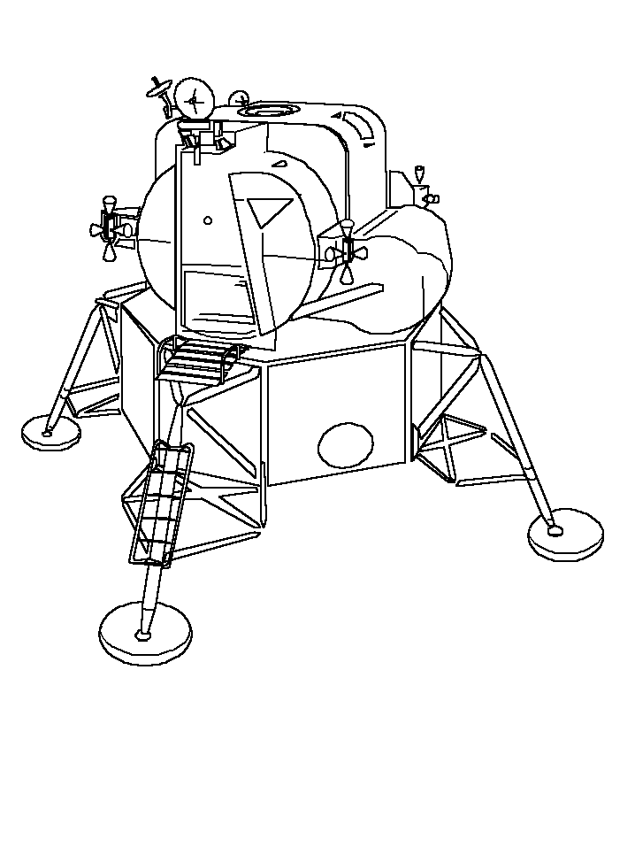 Apollo Spacecraft Coloring Pages