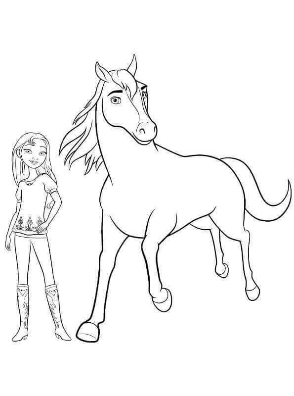 spirit the horse coloring pages