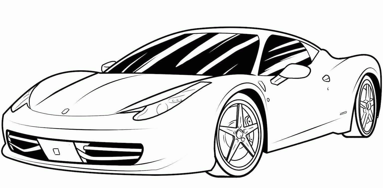 Sports Car Coloring Pages