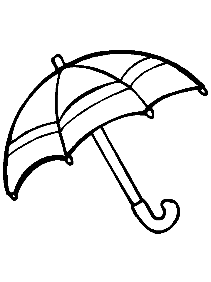 Umbrella Coloring Pages