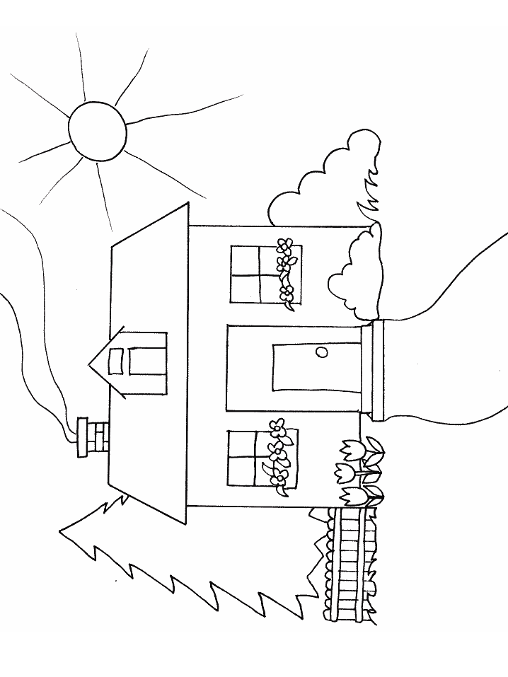 Home Coloring Pages