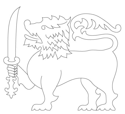 sri lanka coloring page