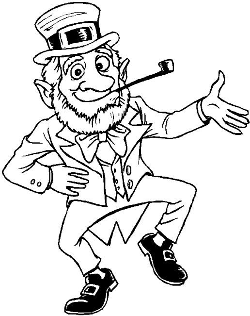 St Patrick's Day Coloring Page