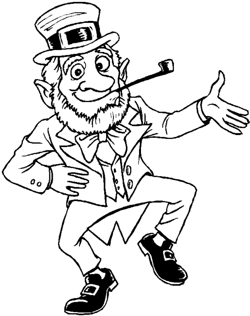 St Patrick's Day Coloring Page