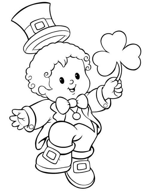 St Patricks Day coloring page